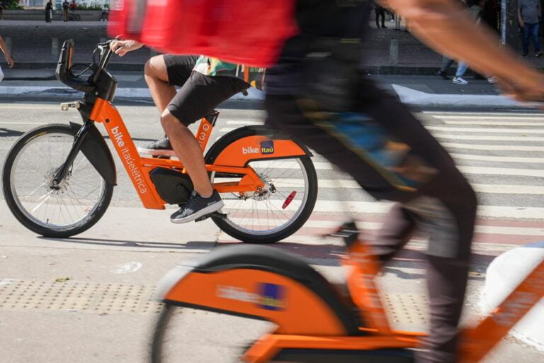 bike elétrica da Tembici em São Paulo.