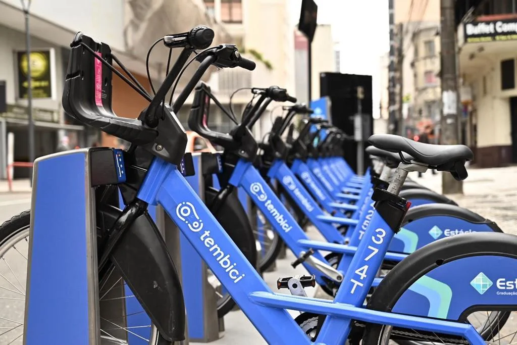 bicicletário tembici em curitiba