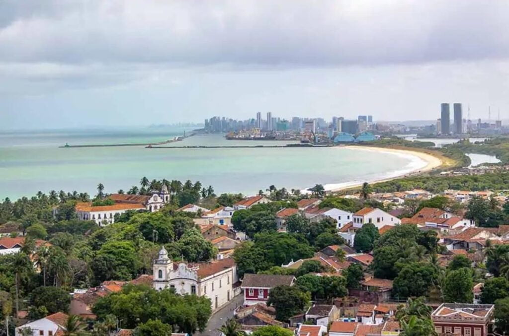 imagem mostrando a paisagem de Recife