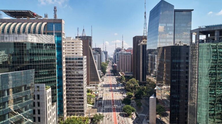 paisem do mirante do Sesc da Avenida Paulista