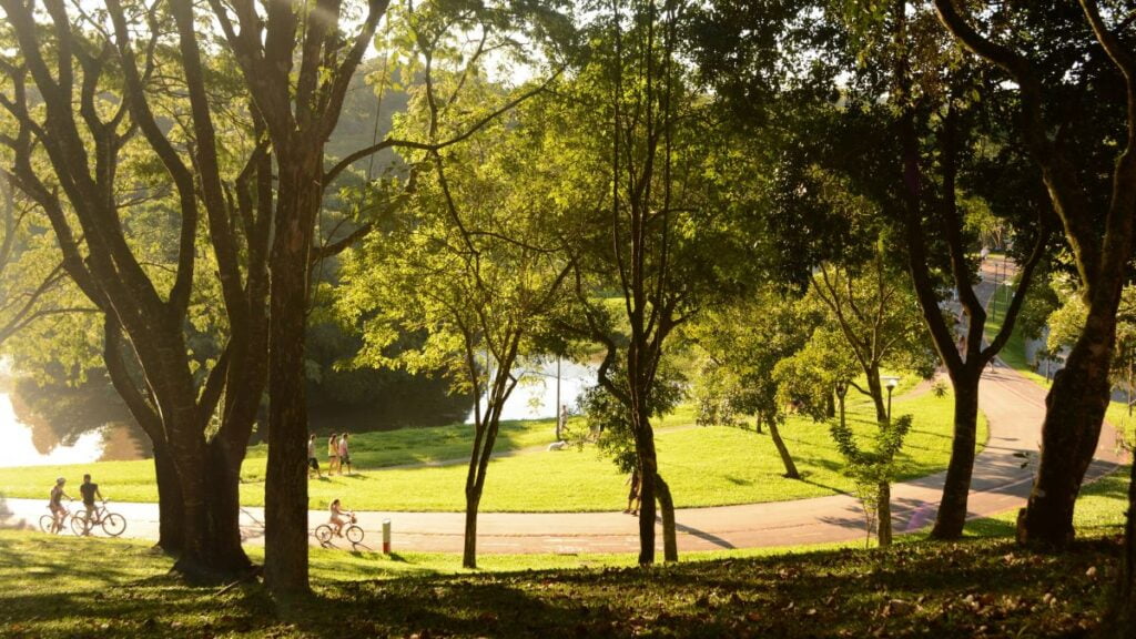 Parque São Lourenço em Curitiba parana.