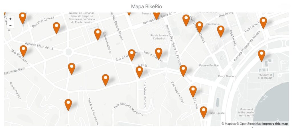 pontos da tembici próximos ao Arcos da Lapa