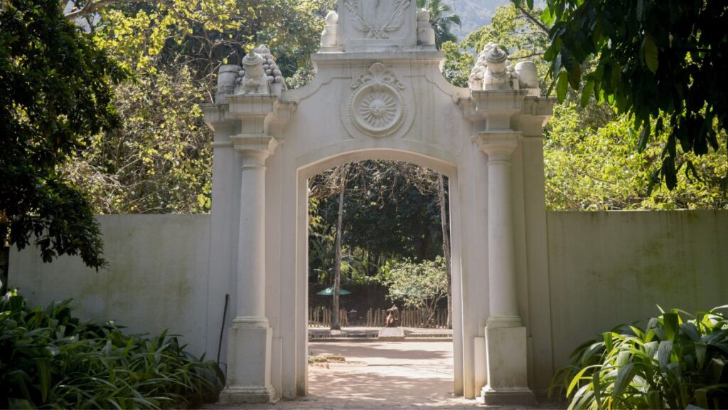 portão do jardim botânico no rio de janeiro