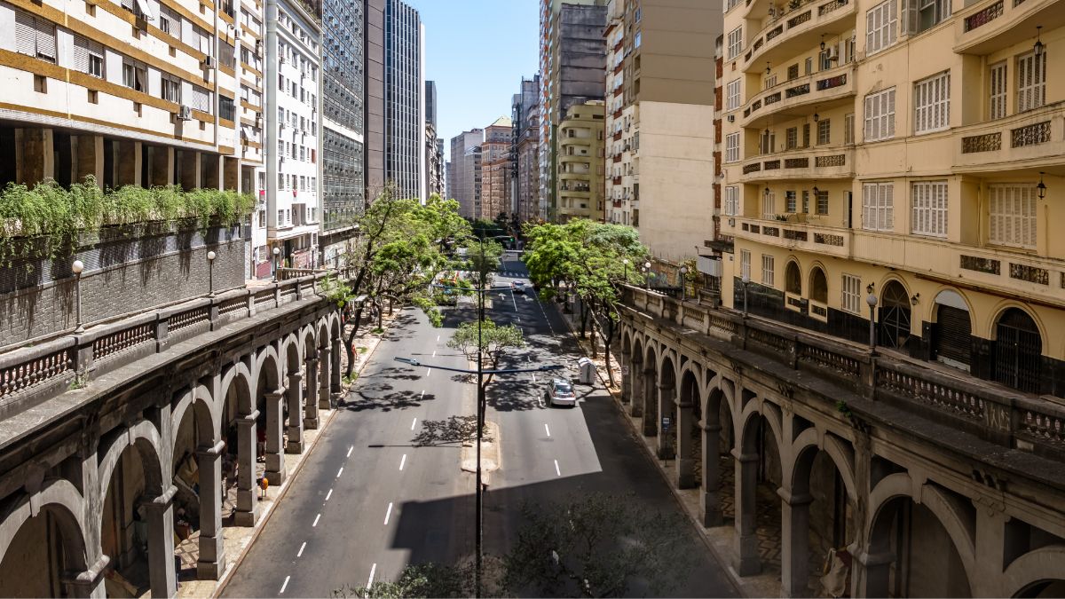 avenida borges de Medeiros em porto alegre