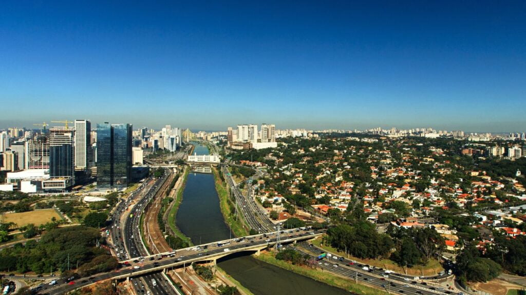 Ciclovia da Marginal Pinheiros em são paulo